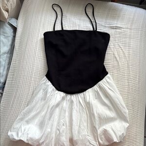Forever 21 Black and White Mini Dress